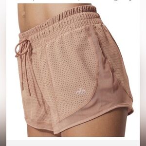Alo Yoga Mesh and Jersey Shorts - built in shorts Dusty Rose Size XS
